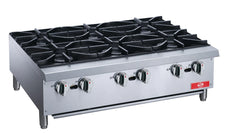 36" 6-Burner Hot Plate, ECHPA36