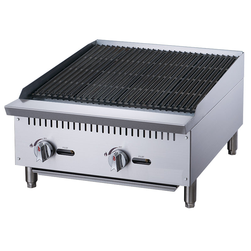 24" Countertop Charbroiler, ECCB24,