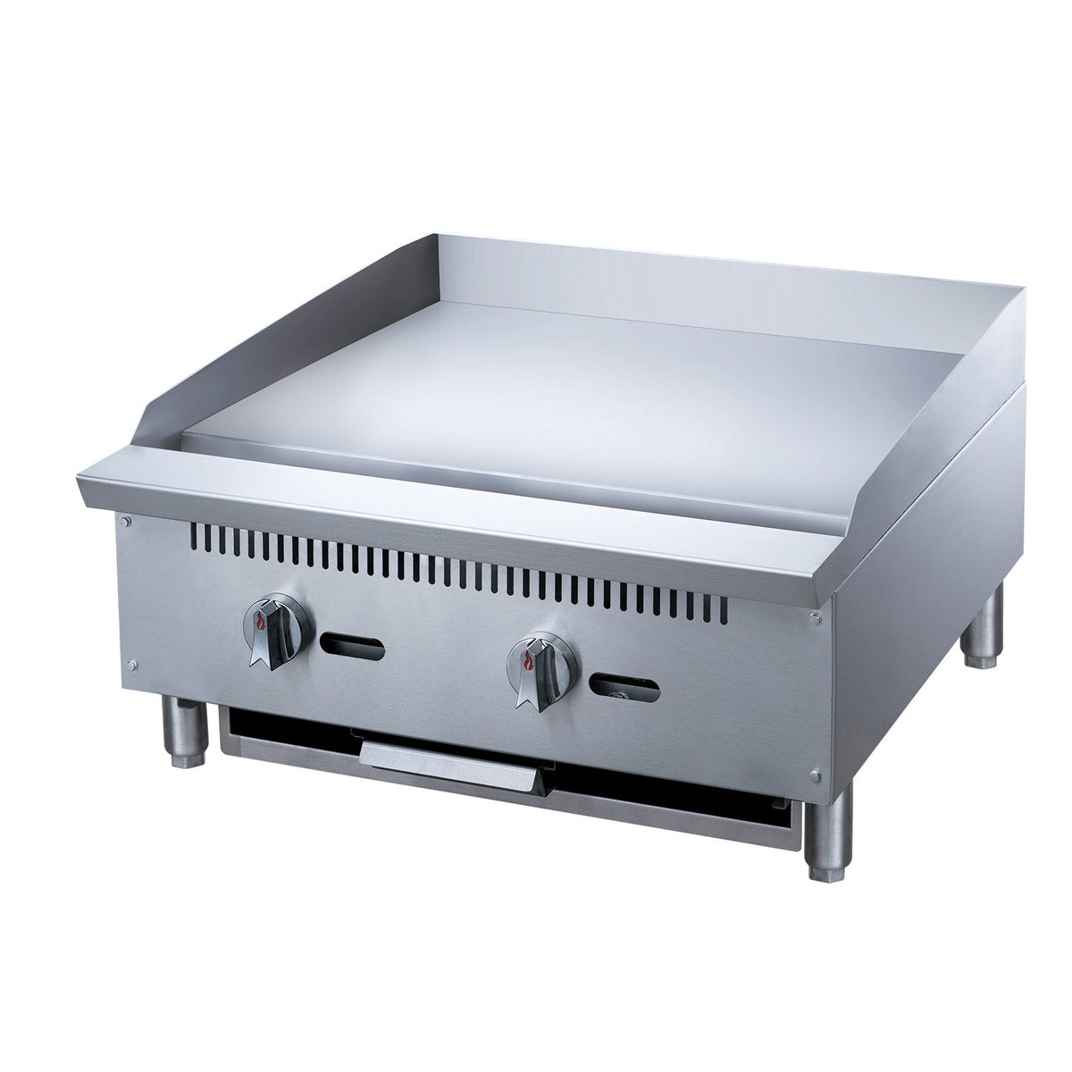 ACGMA24 Commercial 24" Griddle with 2 Burners