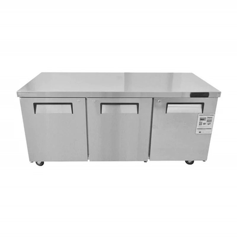 Cooker & Cooler - KTF-72B, Commercial 72" Undercounter Worktop Freezer 20cu.ft. NSF